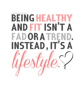 Being Healthy & Fit Isn't...