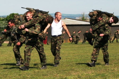 RM, Bottom Field, Fireman's Carry