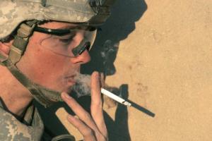 Smoking, Soldier