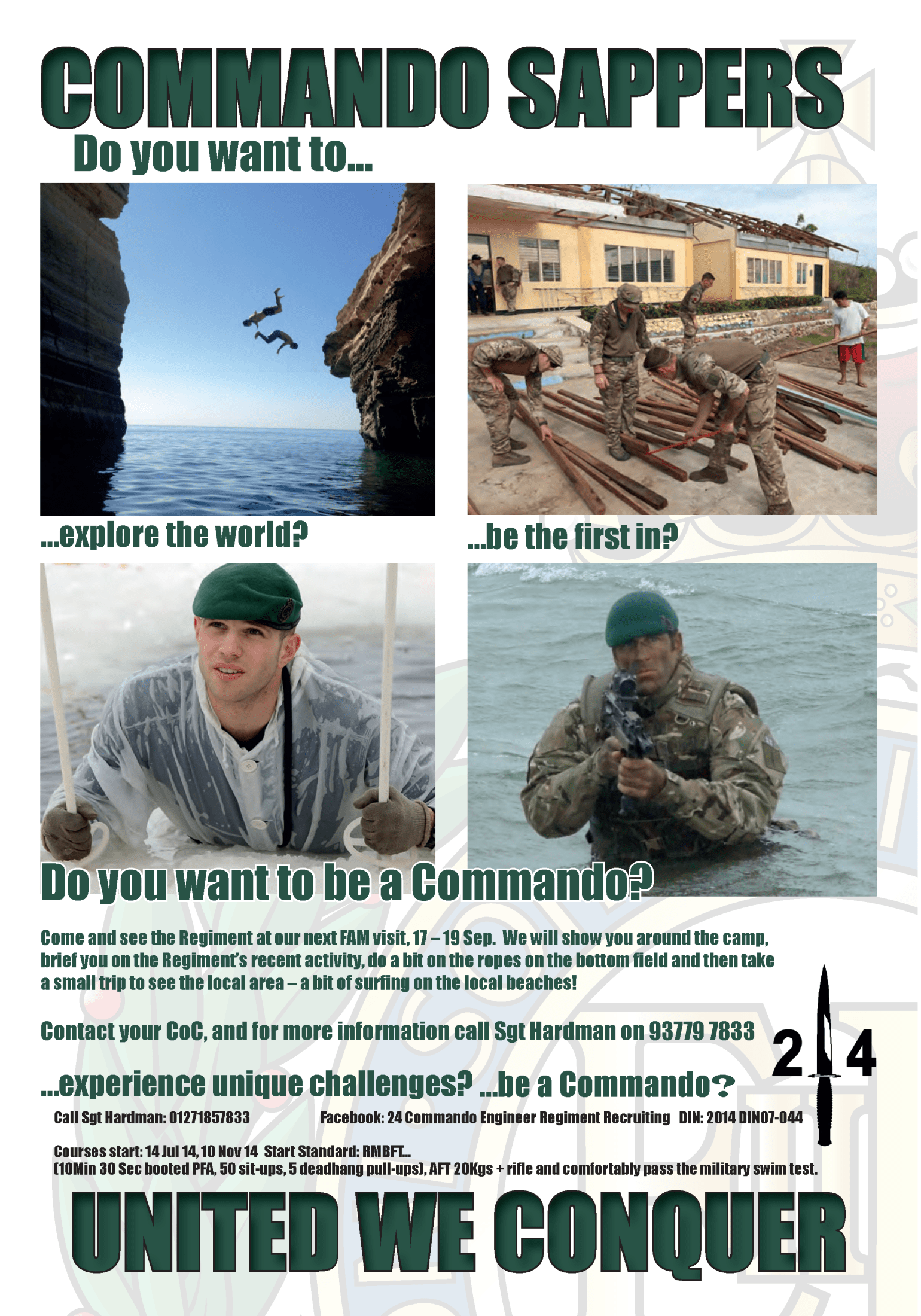 Commando Sappers Recruitment Campaign