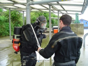 Student Prepped for Marked Swimming