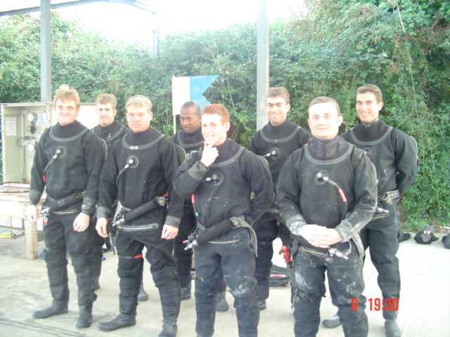 Another group of willing volunteers start a new Army Diver course. Will the smiles last?