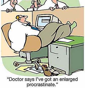 Joke, Medical, Procrastinate