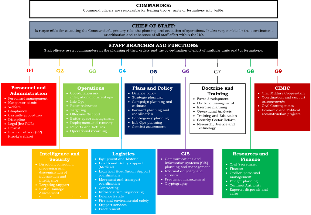 Staff Branches Diagram