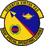 Logo, AFSOC, Air Force, USAFSOS, USAF Special Operations School