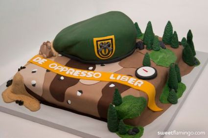 US Army Special Forces, Green Beret, Cake