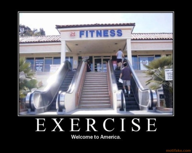 Escalator to Fitness Centre