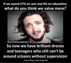 Make You Think, Education, Expenditure, Military