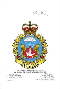 Approval of the Canadian Parachute Centre