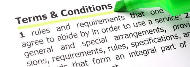 Terms and Conditions of Service (TACOS) dictionary definition.